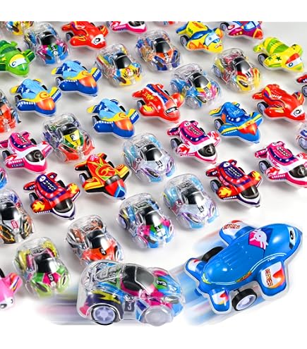 Amazon.com: Benzem 50 Pcs Mini Pull Back Cars Set, Pull Back